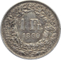 Preview: Schweiz 1 Franken 1860 B - sitzende Helvetia