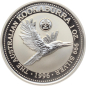 Preview: Australien 1 Dollar 1996 Kookaburra - 1 Unze Feinsilber - Privymark "Belgium"
