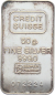 Preview: 50 Gramm Silberbarren Credit Suisse