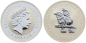 Preview: Australien 1 Dollar 2006 Kookaburra - 1 Unze Feinsilber