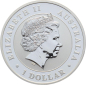 Preview: Australien 1 Dollar 2011 Kookaburra - 1 Unze Feinsilber