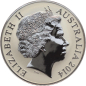 Preview: Australien 1 Dollar 2014 Salzwasserkrokodil Graham - 1 Unze Feinsilber