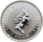 Preview: Australien 1 Dollar 1997 Kookaburra - 1 Unze Feinsilber - Privymark "Niederlande"