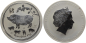 Preview: Australien 30 Dollars 2019 Year Of The Pig - 1 kg Feinsilber