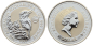 Preview: Australien 1 Dollar 1997 Kookaburra - 1 Unze Feinsilber - Privymark "Italy"