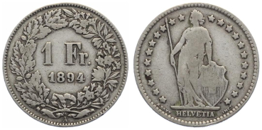 Preview: 1 Franken 1894 A