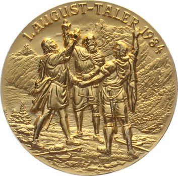 Preview: 1. August-Taler 1984 - Tell's Geschoss