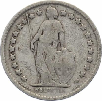 Preview: 1/2 Franken 1875 B