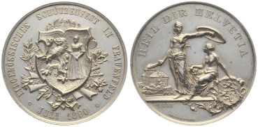 Preview: 1890 Frauenfeld - Silber - Eidgenössisches Schützenfest Thurgau