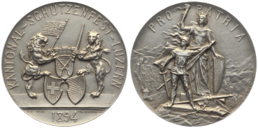 Preview: 1894 Luzern - Silber - Kantonales Schützenfest