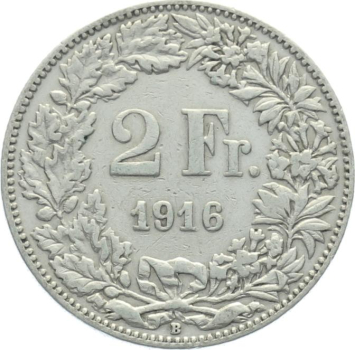 Preview: 2 Franken 1916 B