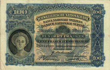 100 Franken Mäher 1942 - 10R 012399