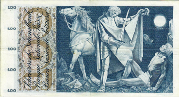 Preview: 100 Franken St. Martin Schweizer Banknote