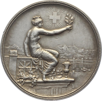 Preview: 1895 Winterthur - Silber - Eidgenössisches Schützenfest Zürich