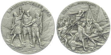 1. August-Taler 1990 - Schlacht bei Murten 1476