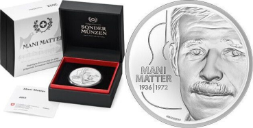 20 Franken 2022 Mani Matter - PP