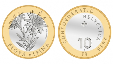 10 Franken 2016 Alpen Edelweiss