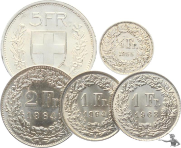 * 1 Unze Feinsilber - Schweizer Silbergeld