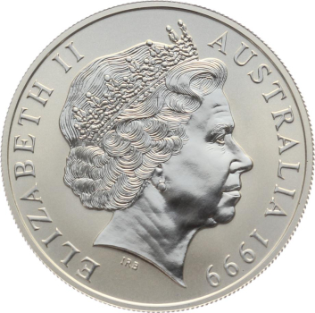 Australien 1 Dollar 1999 Känguru - 1 Unze Feinsilber