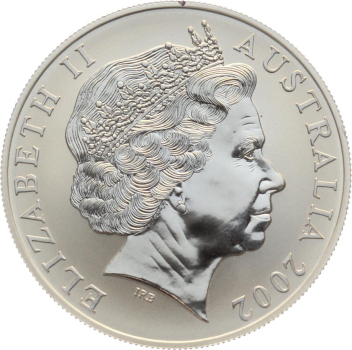 Australien 1 Dollar 2002 Känguru - 1 Unze Feinsilber