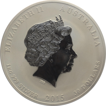 Australien 30 Dollars 2015 Year Of The Goat - 1 kg Feinsilber