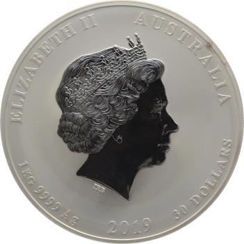 Australien 30 Dollars 2019 Year Of The Pig - 1 kg Feinsilber