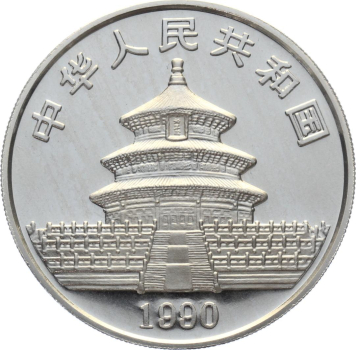 Preview: China 10 Yuan 1990 Silber Panda - 1 Unze Feinsilber Preview: China 10 Yuan 1990 Silber Panda - 1 Unze Feinsilber
