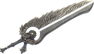 2.5 Unzen Silberbarren 2025 - Südkorea Engel Schwert des Heiligen Uriel - geformter Barren