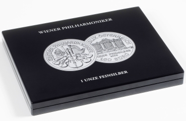 Münzkassette Voltima für 20 Silbermünzen „Wiener Philharmoniker“ , inklusive Kapseln