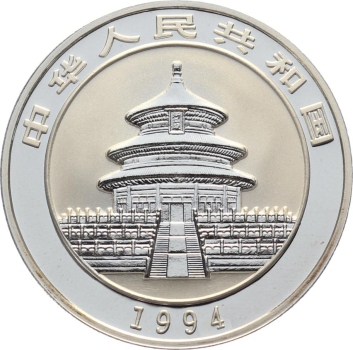 Preview: China 10 Yuan 1994 Silber Panda - 1 Unze Feinsilber