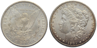 Preview: USA 1 Dollar 1901 O Typ Morgan