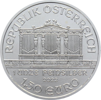 Österreich 1.5 Euro 2022 1 Unze Feinsilber - Wiener Philharmoniker