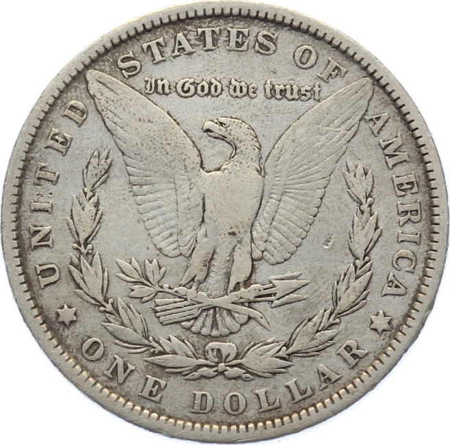 USA 1 Dollar 1879 – Morgan Dollar Silber