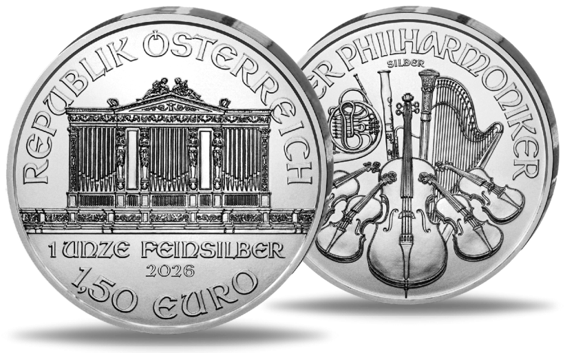 * Österreich 1.5 Euro 2026 -1 Unze Feinsilber - Wiener Philharmoniker