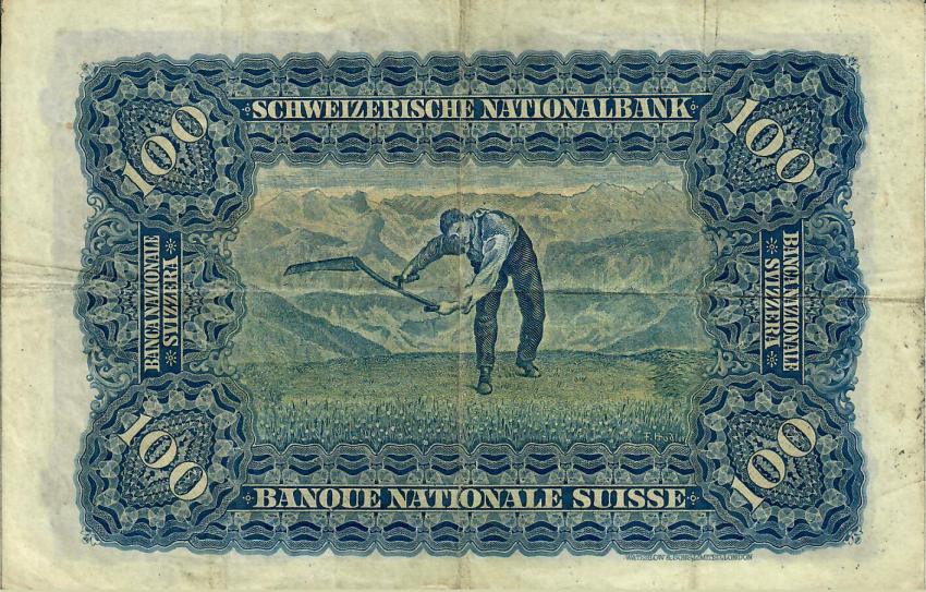 100 Franken Mäher 1945 - 14C 090514