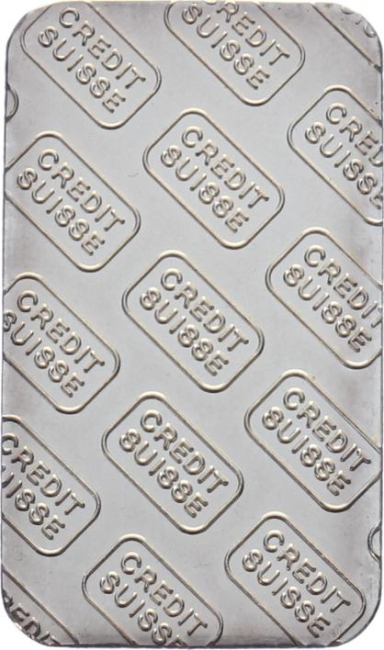 20 Gramm Silberbarren Credit Suisse