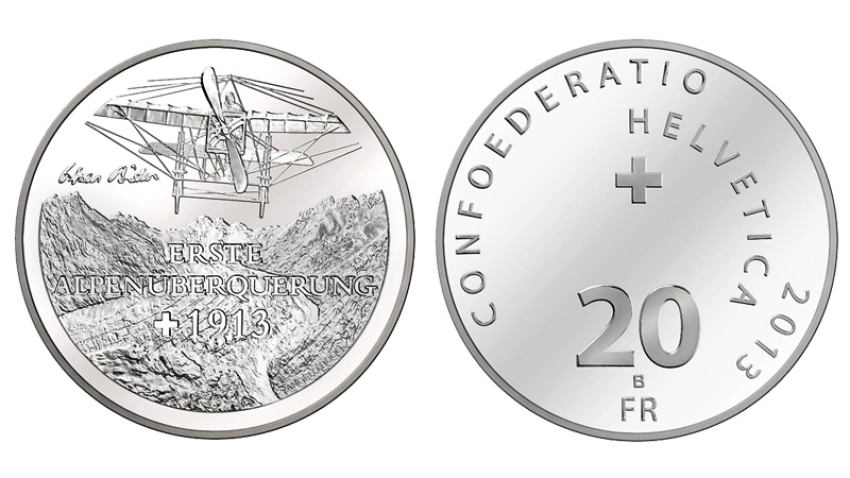 20 Franken 2013 Alpenüberflug