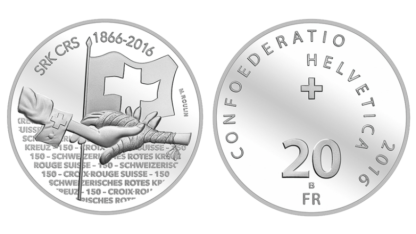 20 Franken 2016 150 Jahre SRK - PP
