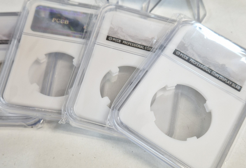 Slab für Münzen mit 37 mm Durchmesser - 10er Pack