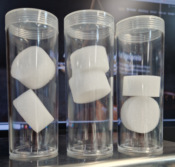 Durchsichtige Tube für 5 Franken & 20 Franken Silber mit 32 - 33 mm Durchmesser - 5er Pack