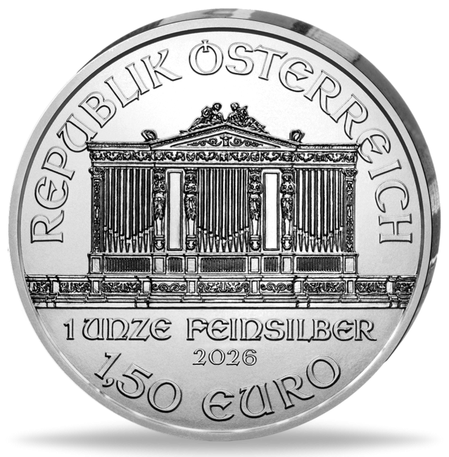 * Österreich 1.5 Euro 2026 -1 Unze Feinsilber - Wiener Philharmoniker