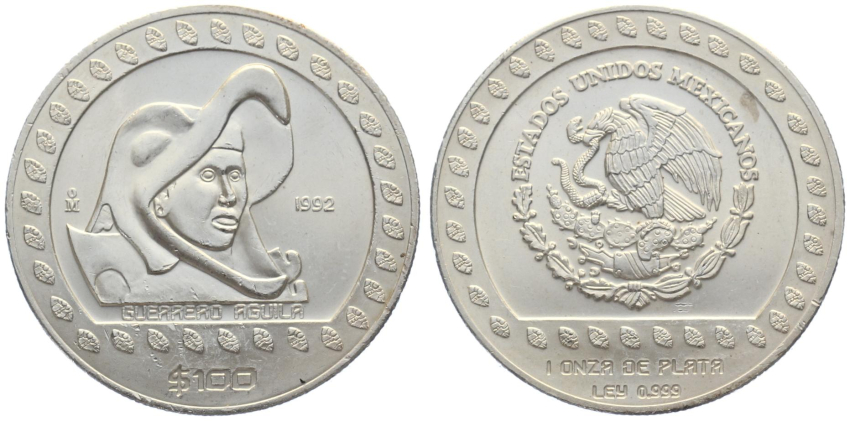 Mexiko 1992 - 1 Feinunze Silber