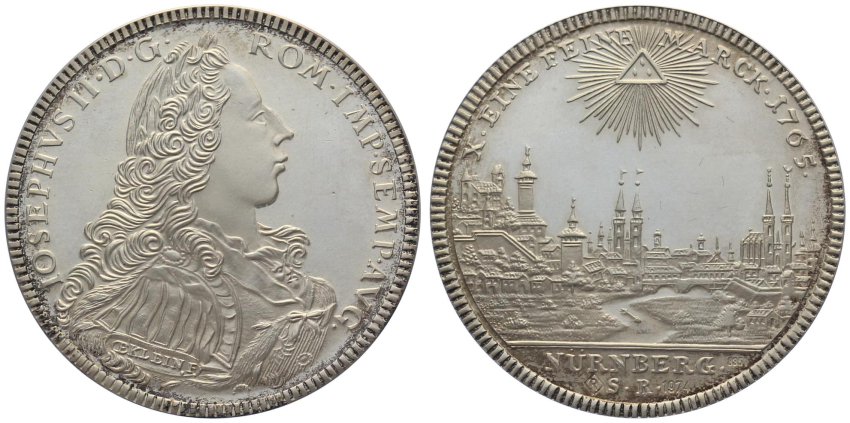 Nürnberg, Konventionstaler 1765 (BfG)