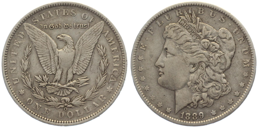 USA 1 Dollar 1889 O Typ Morgan