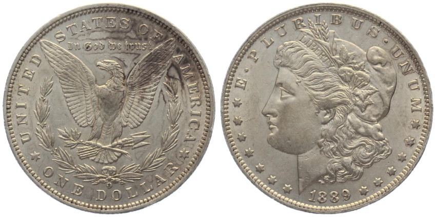 USA 1 Dollar 1889 O Typ Morgan