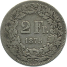 2 Franken 1875 B