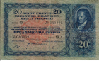 Schweiz 20 Franken Banknote Heinrich Pestalozzi
