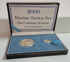 Südafrika 2 1/2 Cents & 2 Rand 2000 - Octopus Marine Series Set